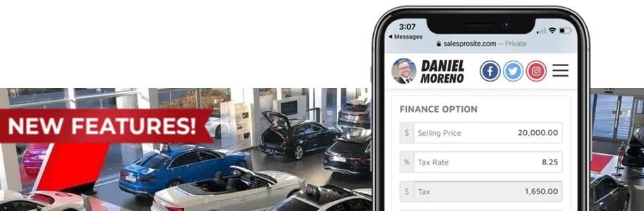 Car sales lead generation for salesman