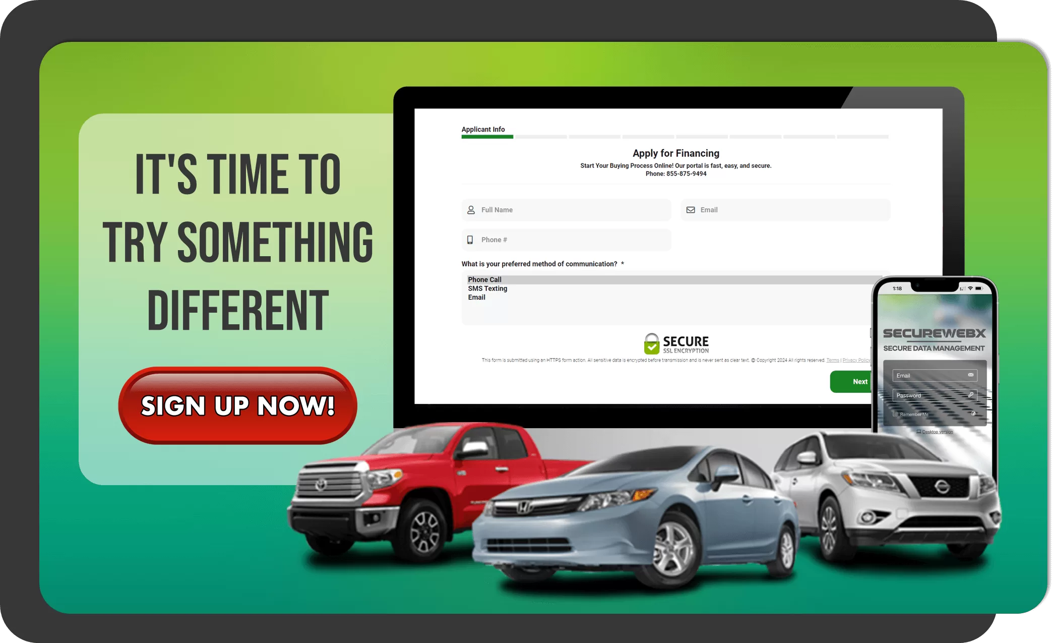 Automotive subprime car sales leads
