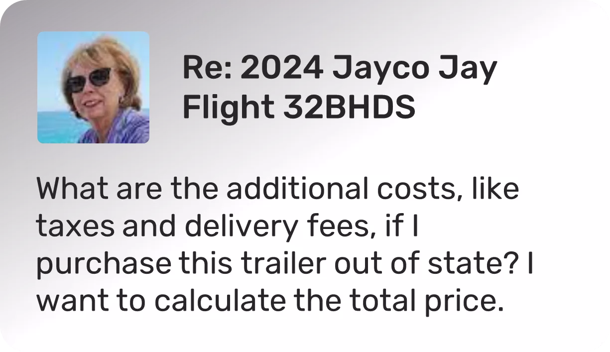 RV sales leads